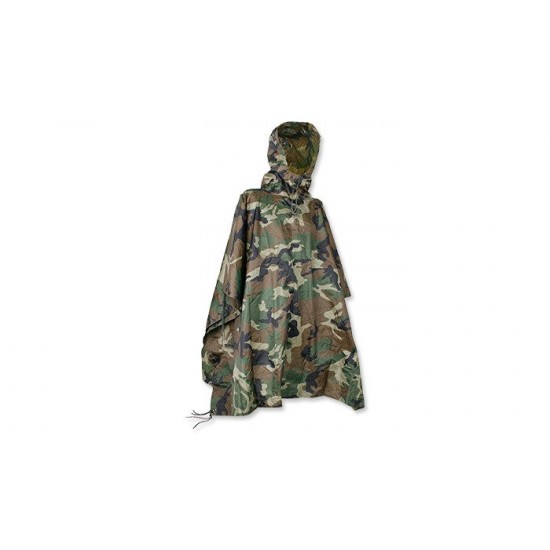 MILTEC PONCHO R/S Woodland